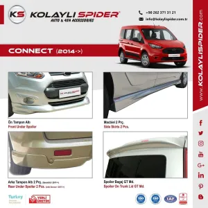 Ford Connect Kapı Kolu 4 Prç Krom 2014 ve Sonrası thumb 3