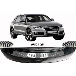 AUDI Q5 Arka Tampon Eşiği Krom Taşlı 2008 ve Sonrası - Görsel 4