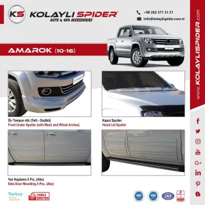 VW Amarok Ayna Kapağı 2 Prç Abs Krom 2010-2016 thumb 2
