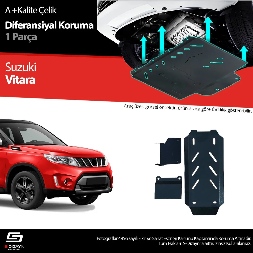 Drs Tuning Suzuki Vitara Çelik Diferansiyel Koruma 2019 Üzeri A+ Kalite