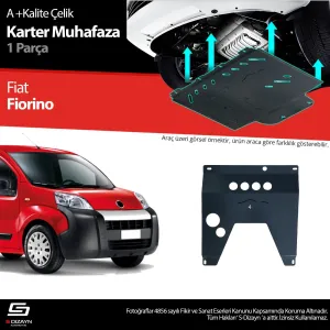 S-Dizayn Fiat Fiorino Çelik Karter Muhafaza Koruma 2008 Üzeri A+ Kalite						                Araca &ouml;zel Karter Koruma 2mm HRP &Ccedil;elik den &uuml;retilm