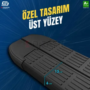 Fiat Doblo 3 S-Line Siyah Yan Basamak 203 Cm 2023 Üzeri A+ Kalite - Görsel 3