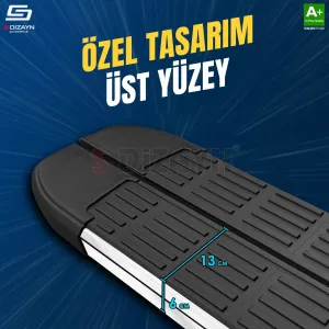 Fiat Doblo 3 S-Line Krom Yan Basamak 203 Cm 2023 Üzeri A+ Kalite - Görsel 3