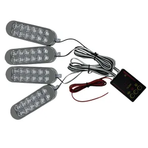 oto uzay uyumlu Çakar lamba 4'lü set kumandalı kırmızı-mavi-beyaz 12-50v / LAPA213-2 modelleri Oto Aksesuar Shop'de. Kaliteli malzeme, hızlı kargo ve güvenli