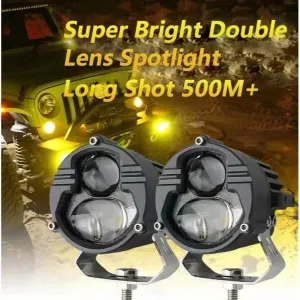 oto uzay uyumlu Offroad sis lambası sarı beyaz 25W+25W 12-60V set 6.8x6.8x7cm / LASS388 modelleri Oto Aksesuar Shop'de. Kaliteli malzeme, hızlı kargo ve