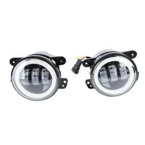 Offroad sis lambası beyaz-turuncu angelli set 4inç /  LASS373 thumb 4