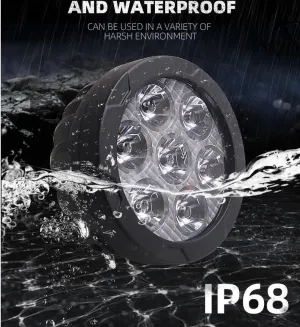 Offroad sis lambası sarı-beyaz çift kapaklı set 12-60v /  LASS371 thumb 4