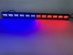 17 fonksiyonlu çakar lamba 57,8cm kırmızı-mavi 12-30v / LAPA199-2 - Görsel 2