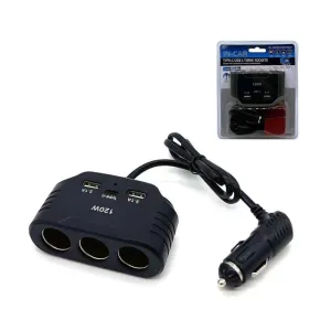 oto uzay uyumlu 3'lü çakmak soketi 120w 12v 3.1A usb type-c / ICCA109 modelleri Oto Aksesuar Shop'de. Kaliteli malzeme, hızlı kargo ve güvenli alışverişle