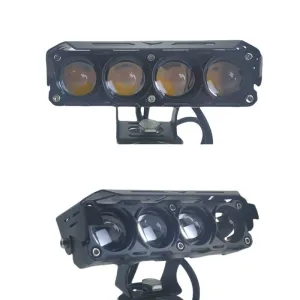 Offroad sis lambası set sarı beyaz - kırmızı gündüz ledli çakarlı 12.6 x 5 x 3.5 cm 12-60v /  LASS370-1 thumb 2