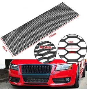 Boğaziçi uyumlu Audi Dizayn 3D Style ABS Plastik Panjur Teli 120x40 cm Siyah modelleri Oto Aksesuar Shop'de. Kaliteli malzeme, hızlı kargo ve güvenli