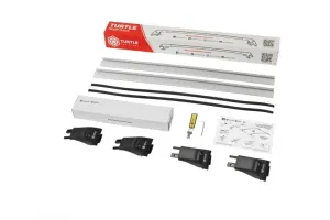Turtle Mercedes Uyumlu Glb-Class (X247) Suv -20 Tourmaline V1 Ara Atkı Gri Set 2'li - Görsel 5