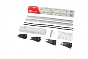 Turtle Acura Uyumlu Mdx (Yd2) Suv Tourmaline V1 Ara Atkı Gri Set 2'li - Görsel 5