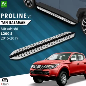 Mitsubishi L200 5 Oem Still Pro V1 Aluminyum Yan Basamak 193 Cm 2015-2019