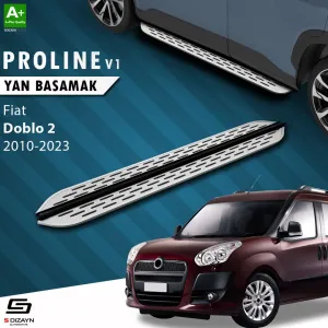 S-Dizayn Fiat Doblo 2 OEM Still Pro V1 Aluminyum Yan Basamak 193 Cm 2010-2022 thumb 1