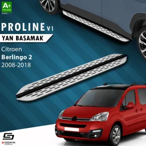S-Dizayn Citroen Berlingo 2 OEM Still Pro V1 Aluminyum Yan Basamak 193 Cm 2008-2018						                Araca &Ouml;zel A+Kalite Yan Basamak&Uuml;r&uuml;n ara&
