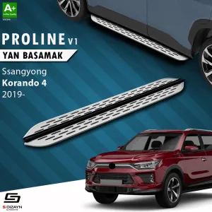 Ssangyong Korando Oem Still Pro V1 Aluminyum Yan Basamak 183 Cm 2020 (C300) Üzeri