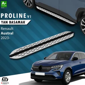 S-Dizayn Renault Austral OEM Still Pro V1 Aluminyum Yan Basamak 183 Cm 2023 Üzeri thumb 1