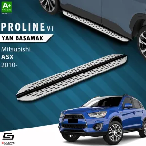 S-Dizayn Mitsubishi ASX OEM Still Pro V1 Aluminyum Yan Basamak 183 Cm 2010 Üzeri A+ Kalite						                Araca &Ouml;zel A+Kalite Yan Basamak&Uuml;r&uuml