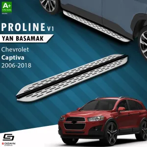 Chevrolet Captiva C100/C140 2006-2018 Oem Still Pro V1 Aluminyum Yan Basamak 183 Cm