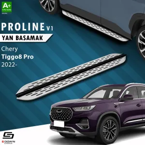 Chery Tiggo 8 Pro T1A 2023-2024 Oem Still Pro V1 Aluminyum Yan Basamak 183 Cm