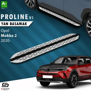 S-Dizayn Opel Mokka 2 Oem Still Pro V1 Aluminyum Yan Basamak 173 Cm 2020 Üzeri