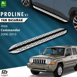 S-Dizayn Jeep Commander OEM Still Pro V1 Aluminyum Yan Basamak 173 Cm 2006-2010 thumb 1