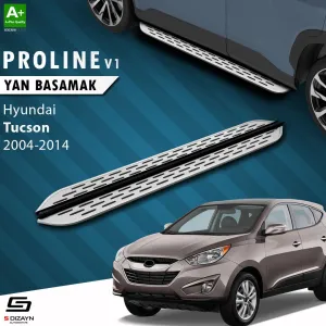 S-Dizayn Hyundai Tucson 2 OEM Still Pro V1 Aluminyum Yan Basamak 173 Cm 2004-2014 thumb 1