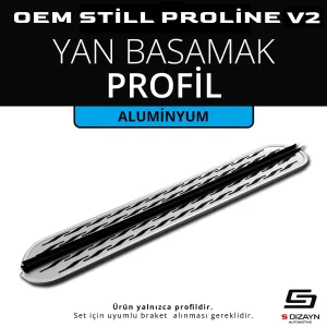 OEM Still Pro V2 Aluminyum Yan Basamak Profil 173 Cm 