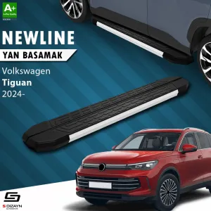S-Dizayn VW Tiguan 3 NewLine Aluminyum Yan Basamak 183 Cm 2024 Üzeri thumb 1