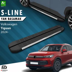 Volkswagen Tiguan 3 S-Line Krom Yan Basamak 183 Cm 2024 Üzeri A+ Kalite