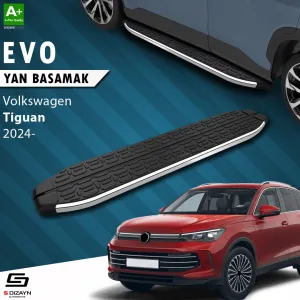 S-Dizayn VW Tiguan 3 Evo Krom Yan Basamak 183 Cm 2024 Üzeri thumb 1