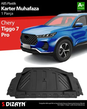 S-Dizayn Chery Tiggo 7 Pro Karter Muhafaza ABS Plastik 2022 ÜzeriChery Tiggo 7 Pro i&ccedil;in &ouml;zel olarak tasarlanmış olan bu karter muhafazası,&uuml;st&u