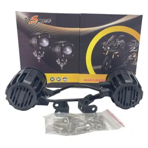 Offroad sis lambası sarı-beyaz 6.4 x 8.1 x 5.9 cm set 12-60v /  LASS367 thumb 2
