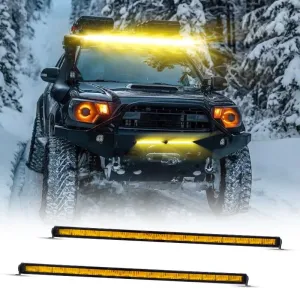 Offroad sis lambası piano black iç çerçeve sarı 12-32V 81,3cm /  LASS365-2 thumb 2