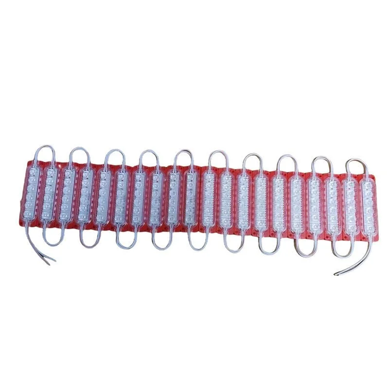 Parmak led kırmızı 6 led x 20'li paket 12v / LAAM649-2