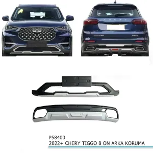 Chery Tiggo 8 Ön Arka Difüzör Tampon Koruma 2022-2023DRS Tuning kalitesiyle tanışın! Özel olarak Chery  model araçlar için üretilen bu ürün, otomobilinizin hatl
