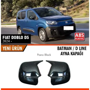 Fiat Doblo Batman Ayna Kapağı 2024 SonrasıDRS Tuning kalitesiyle tanışın! Özel olarak Fiat  model araçlar için üretilen bu ürün, otomobilinizin hatlarına sporti