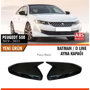 Peugeot 508 Batman Ayna Kapağı 2019-2023DRS Tuning kalitesiyle tanışın! Özel olarak Peugeot  model araçlar için üretilen bu ürün, otomobilinizin hatlarına sport