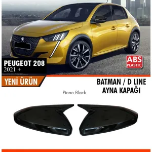 Peugeot 208 Batman Ayna Kapağı 2021 SonrasıDRS Tuning kalitesiyle tanışın! Özel olarak Peugeot  model araçlar için üretilen bu ürün, otomobilinizin hatlarına sp