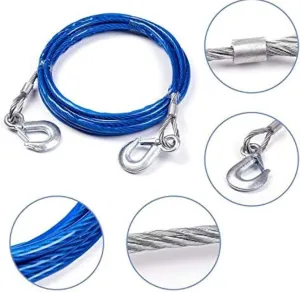 Drs Tuning Oto Çekme Halatı Kancalı 5 Ton İzoleli Çelik Malzeme thumb 2