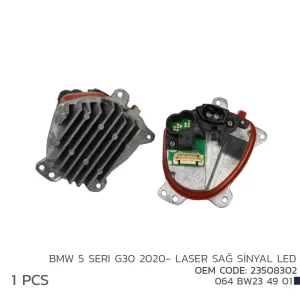 BMW 5 G30 2020- LASER SAĞ SİNYAL LED MODÜL 23508302DRS Tuning kalitesiyle tanışın! Özel olarak Universal  model araçlar için üretilen bu ürün, otomobilinizin ha