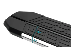 Peugeot 3008 2009-2016 Drs New Line Serisi Krom Kenar Yan Basamak 183 Cm thumb 3