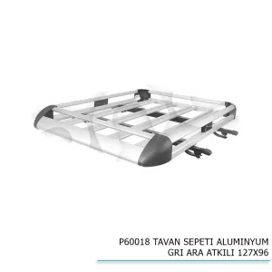 Tavan Sepeti Alüminyum Gri Ara Atkılı 127X96DRS Tuning kalitesiyle tanışın! Özel olarak Universal  model araçlar için üretilen bu ürün, otomobilinizin hatlarına