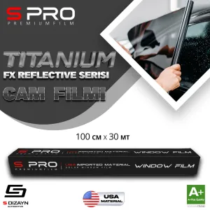 S Pro Cam Filmi Nano Titanium FX Seris 2PLY %50 50cm/30mtS-Pro Ara&ccedil; Cam Filmi, s&uuml;r&uuml;c&uuml;ler i&ccedil;in m&uuml;kemmel bir se&ccedil;enektir; 
