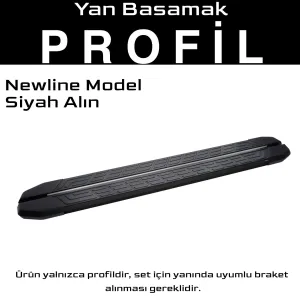 S-Dizayn Chery Tiggo 7-8 Pro Newline Siyah Yan Basamak Profil 183 Cm Etekli 36lık