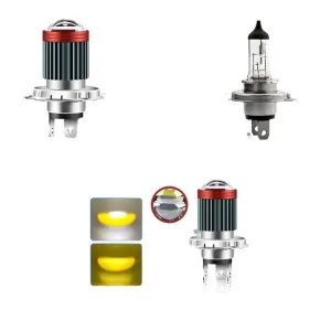 Motosiklet led xenon adet h4 çakarlı beyaz-amber-kırmızı / LAAM959 thumb 3