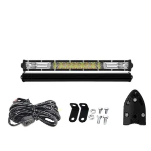 Offroad sis lambası 34cm 120w 12-30v beyaz-amber flaşlı adet / LASS315-1 - Görsel 3