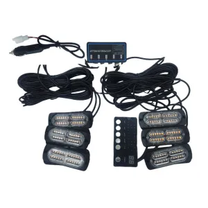 oto uzay uyumlu 17 fonksiyonlu çakar lamba 12-30v 24 led 6 adet sarı*sarı set / LAPA549-1 modelleri Oto Aksesuar Shop'de. Kaliteli malzeme, hızlı kargo ve