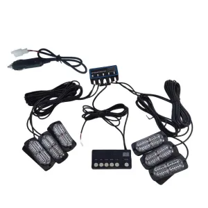 oto uzay uyumlu 17 fonksiyonlu çakar lamba 12-30v 24 led 6 adet kırmızı*mavi set / LAPA549 modelleri Oto Aksesuar Shop'de. Kaliteli malzeme, hızlı kargo ve